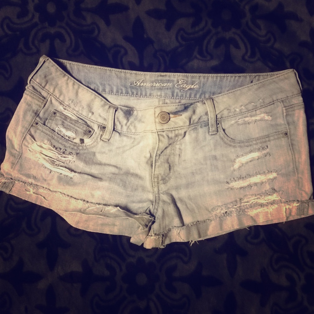American eagle jean shorts